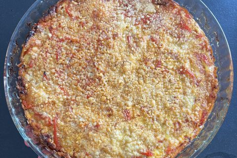 Cliquez pour zoomer ! Quiche poivrons et chorizo Thermomix par zazon12