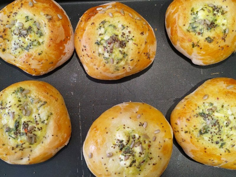 Cliquez pour zoomer ! Poğaça – Petits pains Turcs à la Feta Thermomix par Solea