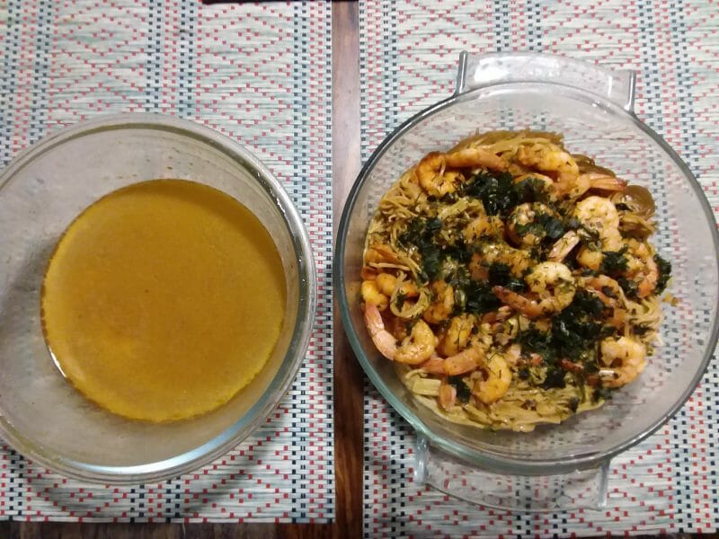 Cliquez pour zoomer ! Bo Bun de crevettes marinées Thermomix par Solea