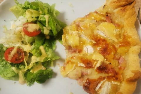 Cliquez pour zoomer ! Tarte au camembert, pommes et lardons Thermomix par andrea_82