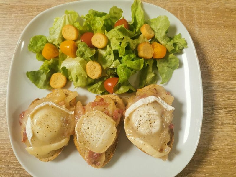 Cliquez pour zoomer ! Tartines échalotes et poires au chèvre Thermomix par andrea_82