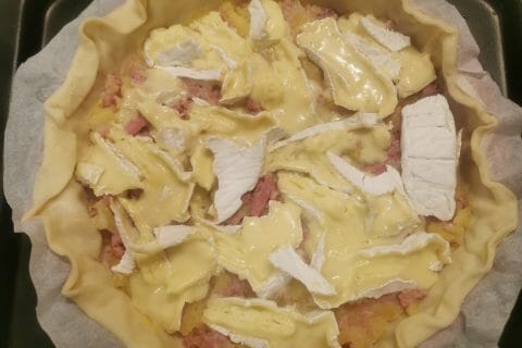 Cliquez pour zoomer ! Tarte au camembert, pommes et lardons Thermomix par andrea_82