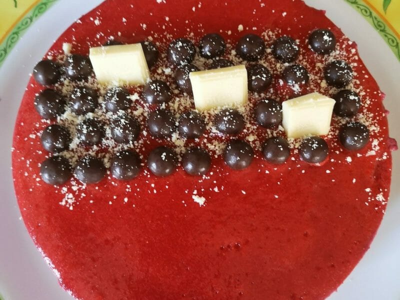 Cliquez pour zoomer ! Bavarois aux framboises Thermomix par vanessa_432
