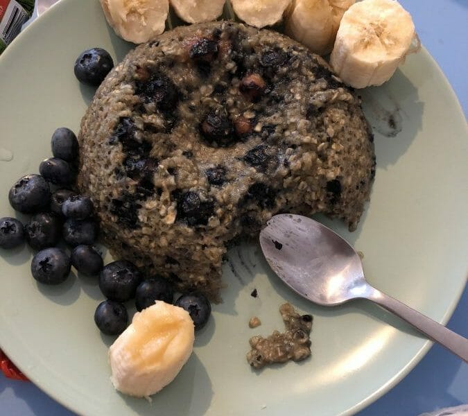 Cliquez pour zoomer ! Bowl cake banane et pépites de chocolat Thermomix par Nermine13