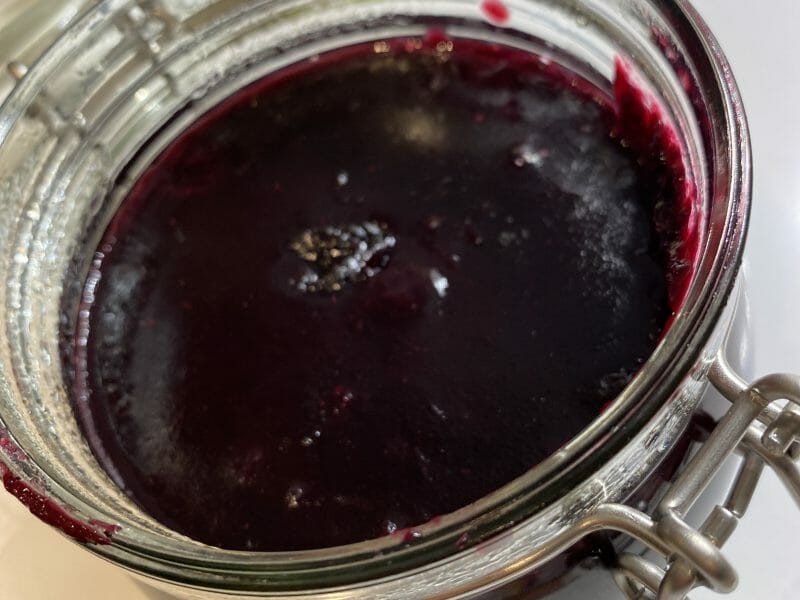 Cliquez pour zoomer ! Confiture de myrtilles Thermomix par anneglaude
