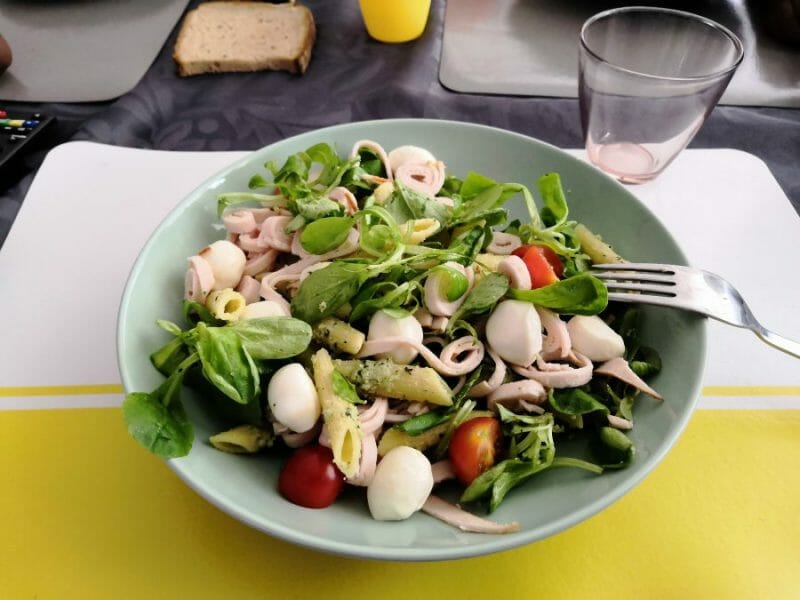 Cliquez pour zoomer ! Salade de penne à l’italienne Thermomix par Bilal357