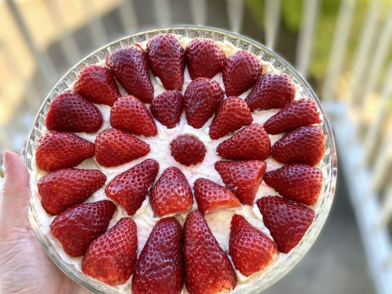 Cliquez pour zoomer ! Tarte aux fraises sans cuisson Thermomix par Marion_5635
