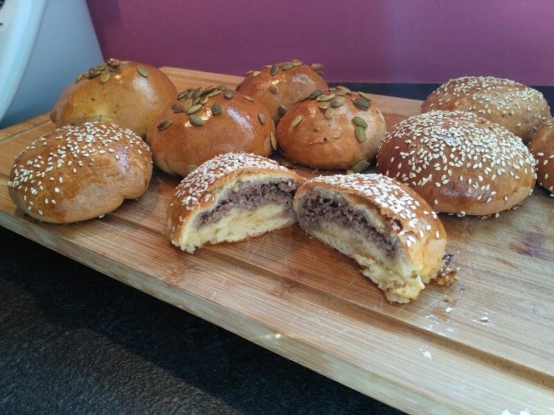 Cliquez pour zoomer ! Petits pains farcis au boeuf Thermomix par Sophinette68