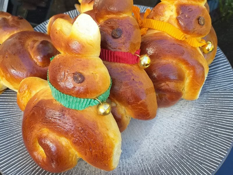 Cliquez pour zoomer ! Brioches lapin de Pâques Thermomix par sabyd