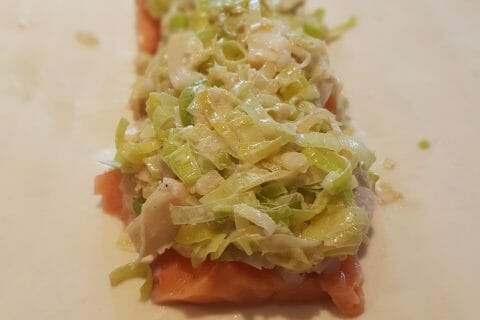 Cliquez pour zoomer ! Feuilleté saumon et poireaux Thermomix par julugoan