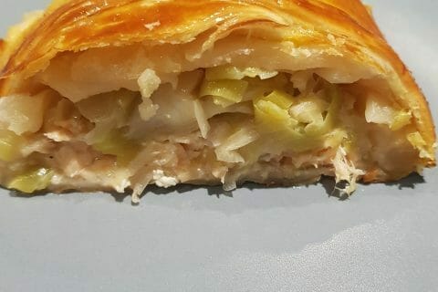 Cliquez pour zoomer ! Feuilleté saumon et poireaux Thermomix par julugoan