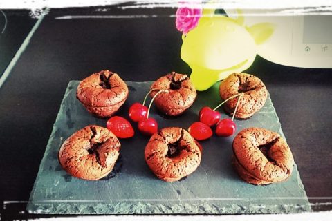 Cliquez pour zoomer ! Moelleux au chocolat cœur fondant au Thermomix