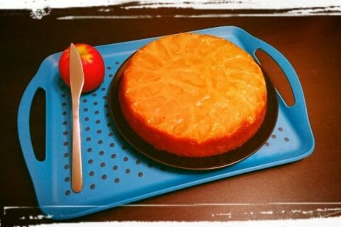 Cliquez pour zoomer ! Gâteau renversé aux pommes caramélisées au Thermomix