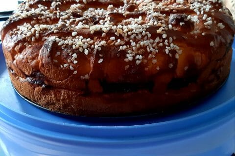 Cliquez pour zoomer ! Brioche aux pommes caramélisées Thermomix par marmelsas