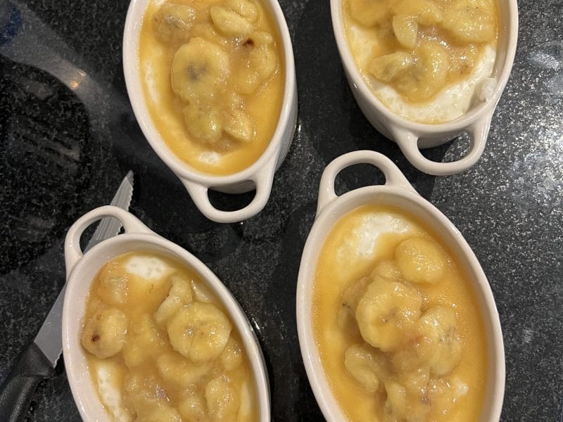 Cliquez pour zoomer ! Riz au lait de coco et bananes caramélisées Thermomix par angyauxfourneaux