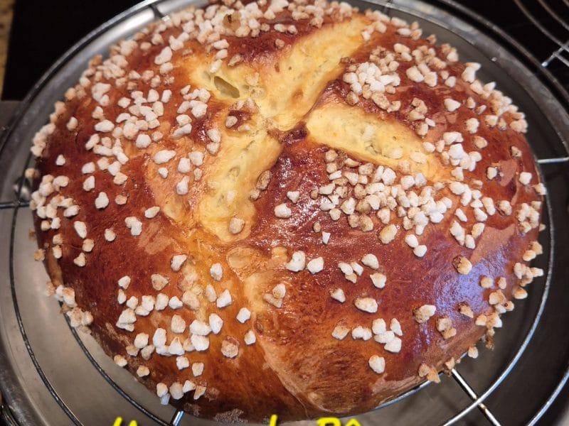 Cliquez pour zoomer ! Mouna (brioche de pâques) Thermomix par Nadine13