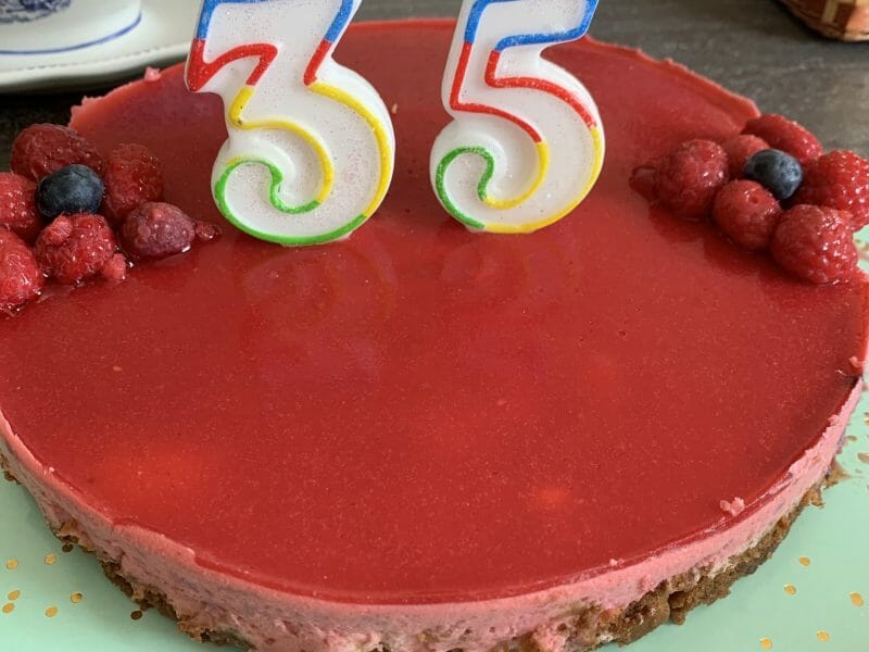 Cliquez pour zoomer ! Bavarois aux framboises Thermomix par dorothee_50