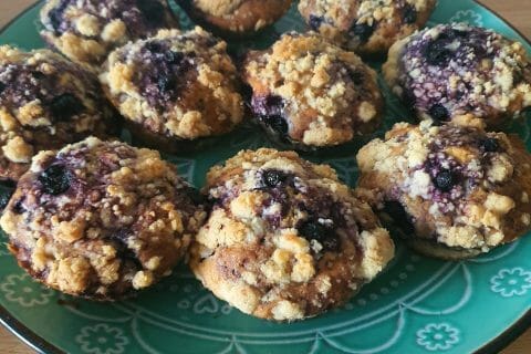 Cliquez pour zoomer ! Muffins aux myrtilles Thermomix par chloe_326
