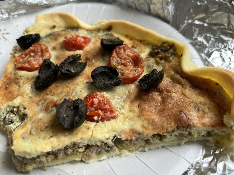Cliquez pour zoomer ! Quiche thon et aubergines Thermomix par Ansooo