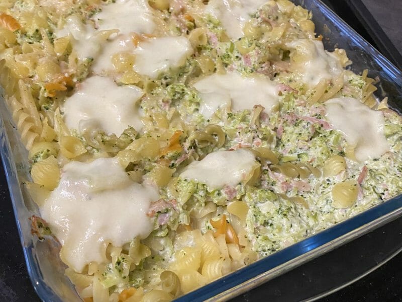 Cliquez pour zoomer ! Gratin de pâtes au brocoli Thermomix par Ansooo