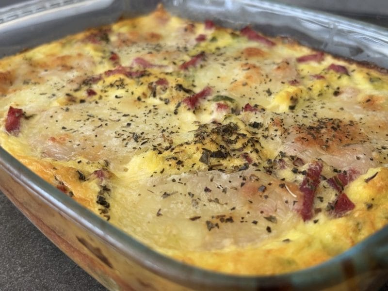 Cliquez pour zoomer ! Flan poireaux, saumon fumé et mozzarella Thermomix par Ansooo