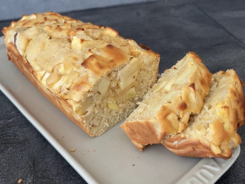 Cliquez pour zoomer ! Quatre quarts aux pommes Thermomix par Ansooo