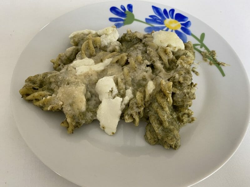 Cliquez pour zoomer ! Gratin de pâtes aux épinards et artichauts Thermomix par Ansooo