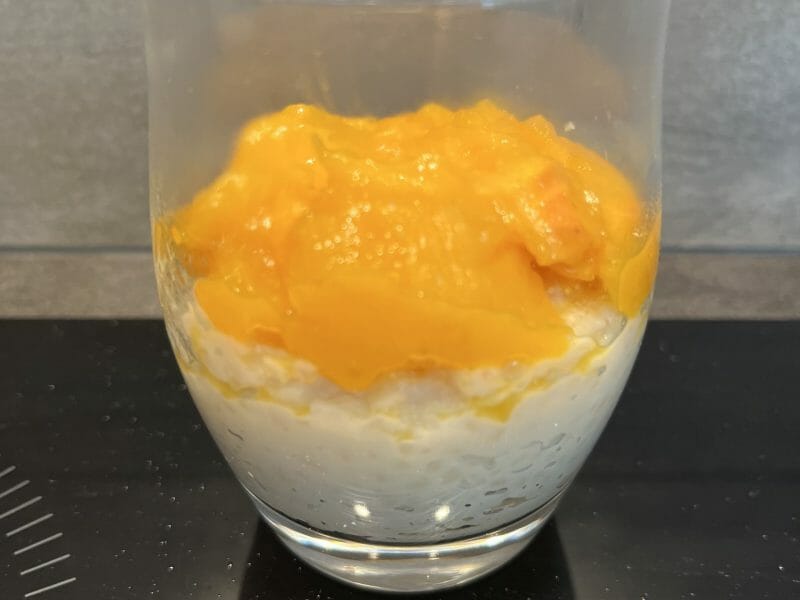 Cliquez pour zoomer ! Riz au lait de coco et mangue Thermomix par Ansooo