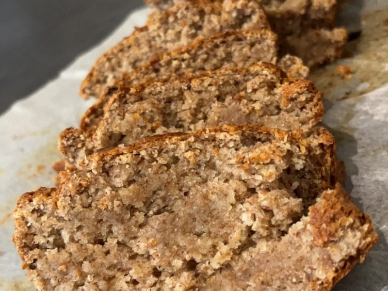 Cliquez pour zoomer ! Banana bread vegan Thermomix par Ansooo