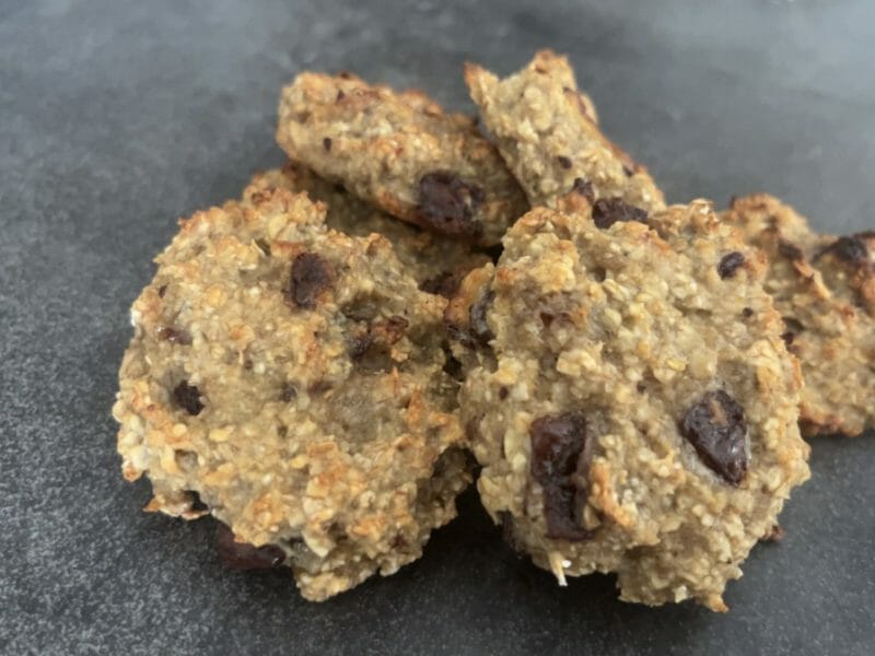 Cliquez pour zoomer ! Biscuits avoine, banane et chocolat Thermomix par Ansooo