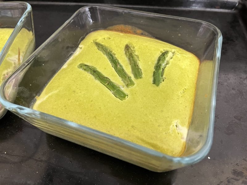 Cliquez pour zoomer ! Flan aux asperges et parmesan Thermomix par Ansooo