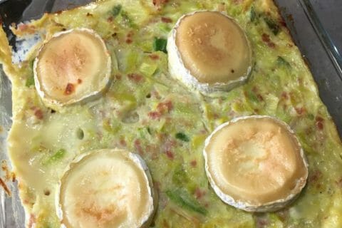 Cliquez pour zoomer ! Clafoutis de poireaux et lardons Thermomix par Ansooo