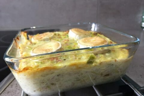 Cliquez pour zoomer ! Clafoutis de poireaux et lardons Thermomix par Ansooo