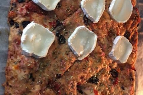 Cliquez pour zoomer ! Fougasse olives et lardons Thermomix par Ansooo