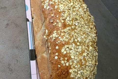 Cliquez pour zoomer ! Pain aux flocons d’avoine et au miel Thermomix par Ansooo