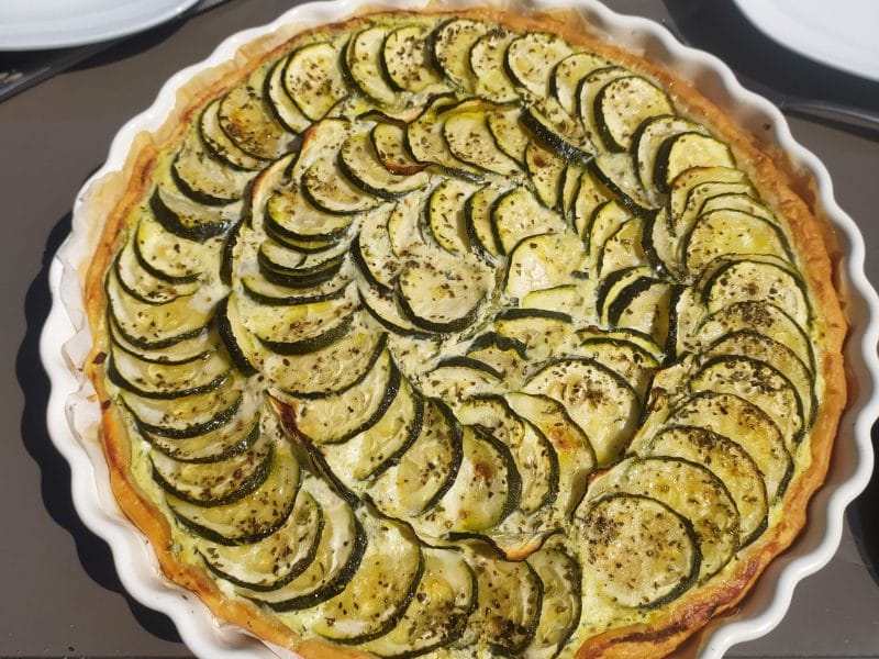 Cliquez pour zoomer ! Tarte courgettes et ricotta Thermomix par elokia