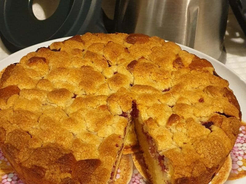 Cliquez pour zoomer ! Crumb cake framboises Thermomix par toonssiia