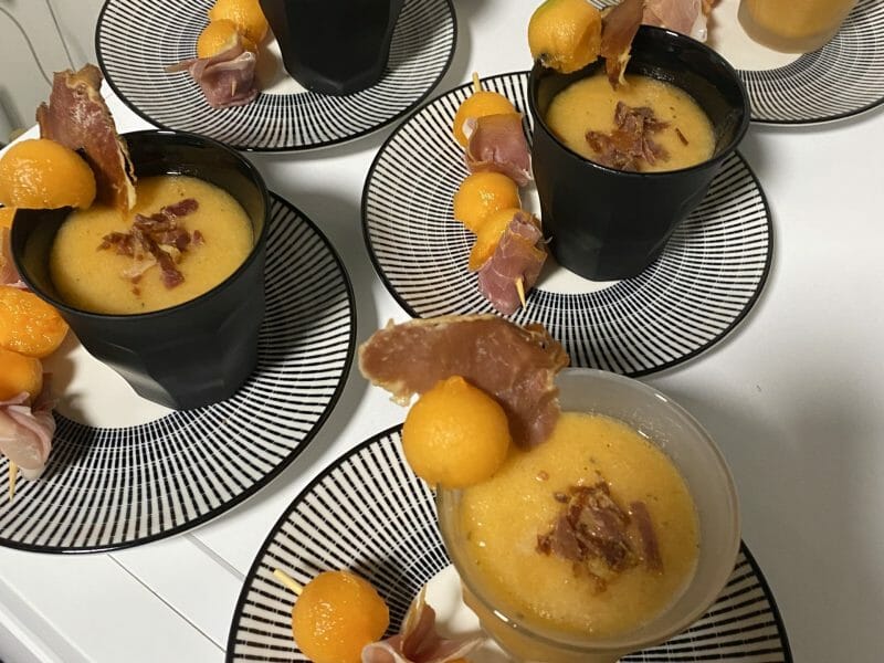 Cliquez pour zoomer ! Soupe de melon Thermomix par jessica1288