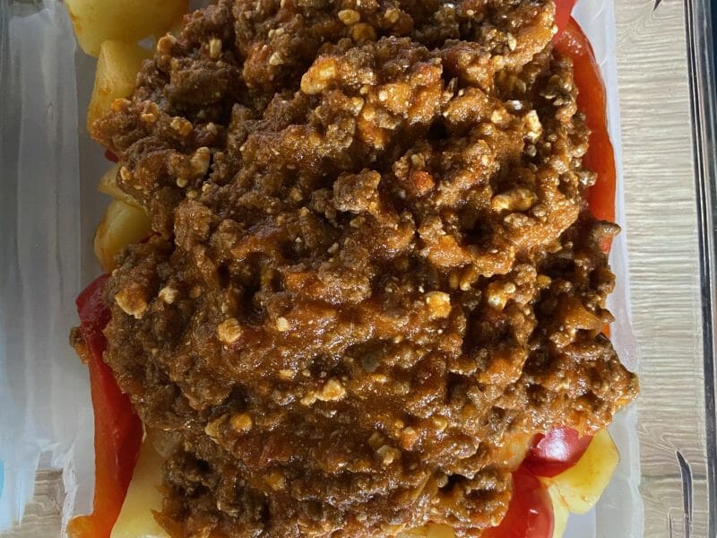 Cliquez pour zoomer ! Boeuf aux poivrons et pommes de terre Thermomix par jessica1288