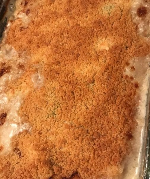 Cliquez pour zoomer ! Crumble courgettes, chèvre et lardons Thermomix par Melaniie