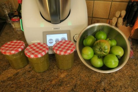 Cliquez pour zoomer ! Confiture de tomates vertes au Thermomix