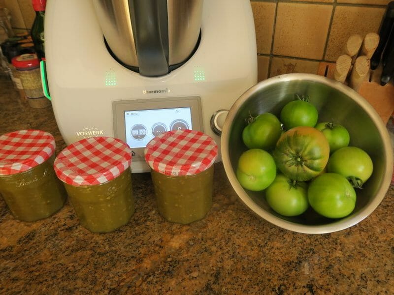Confiture de tomates vertes au Thermomix - Cookomix