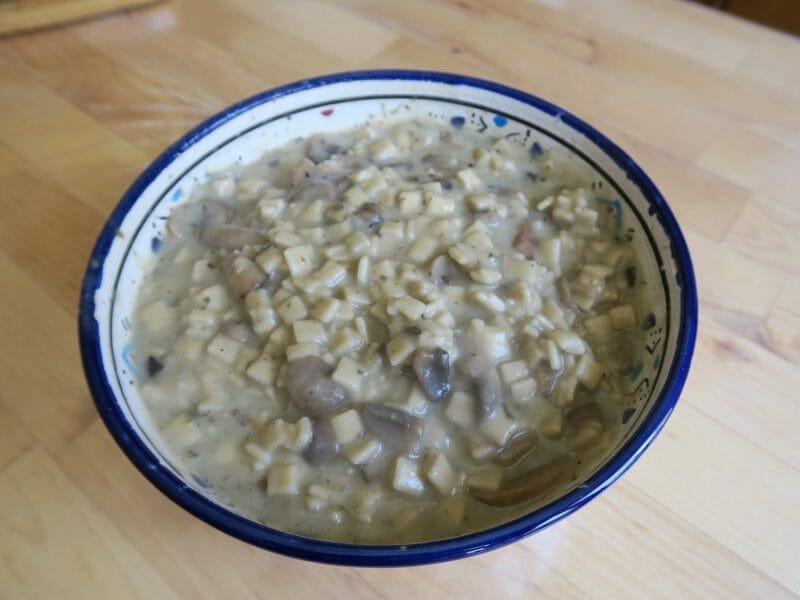 Cliquez pour zoomer ! Risotto de crozets et champignons Thermomix par Jluc