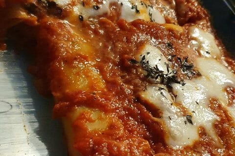 Cliquez pour zoomer ! Cannellonis au potimarron, épinards et ricotta Thermomix par onecricri