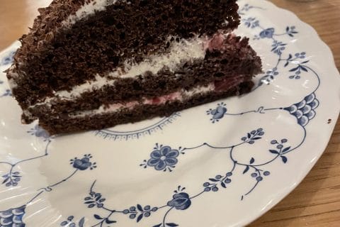 Cliquez pour zoomer ! Bûche forêt noire Thermomix par sophie49500