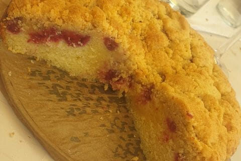 Cliquez pour zoomer ! Crumb cake framboises Thermomix par lorene6942