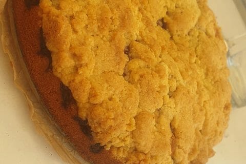 Cliquez pour zoomer ! Crumb cake framboises Thermomix par lorene6942