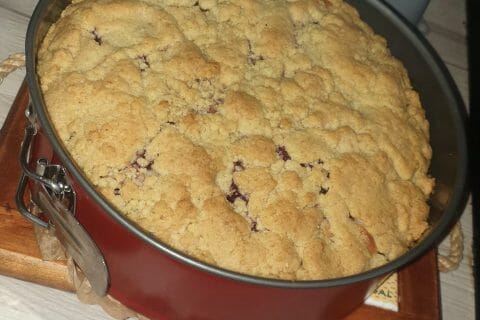 Cliquez pour zoomer ! Crumb cake framboises Thermomix par lorene6942