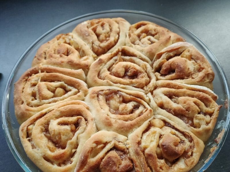 Cliquez pour zoomer ! Roulés aux pommes et à la cannelle Thermomix par lucas_40