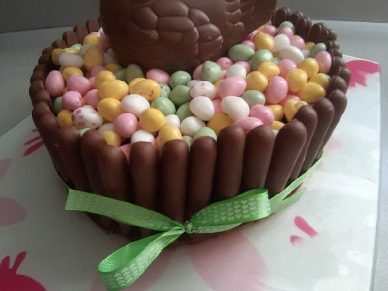 Cliquez pour zoomer ! Gâteau lapin de Pâques Thermomix par alicefamily54